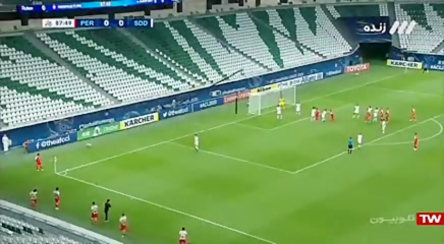 گل اول پرسپولیس به السد در لیگ...