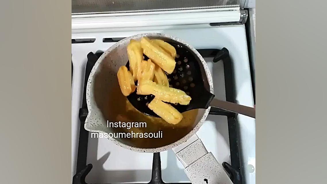 آموزش سیب زمینی بامیه ای