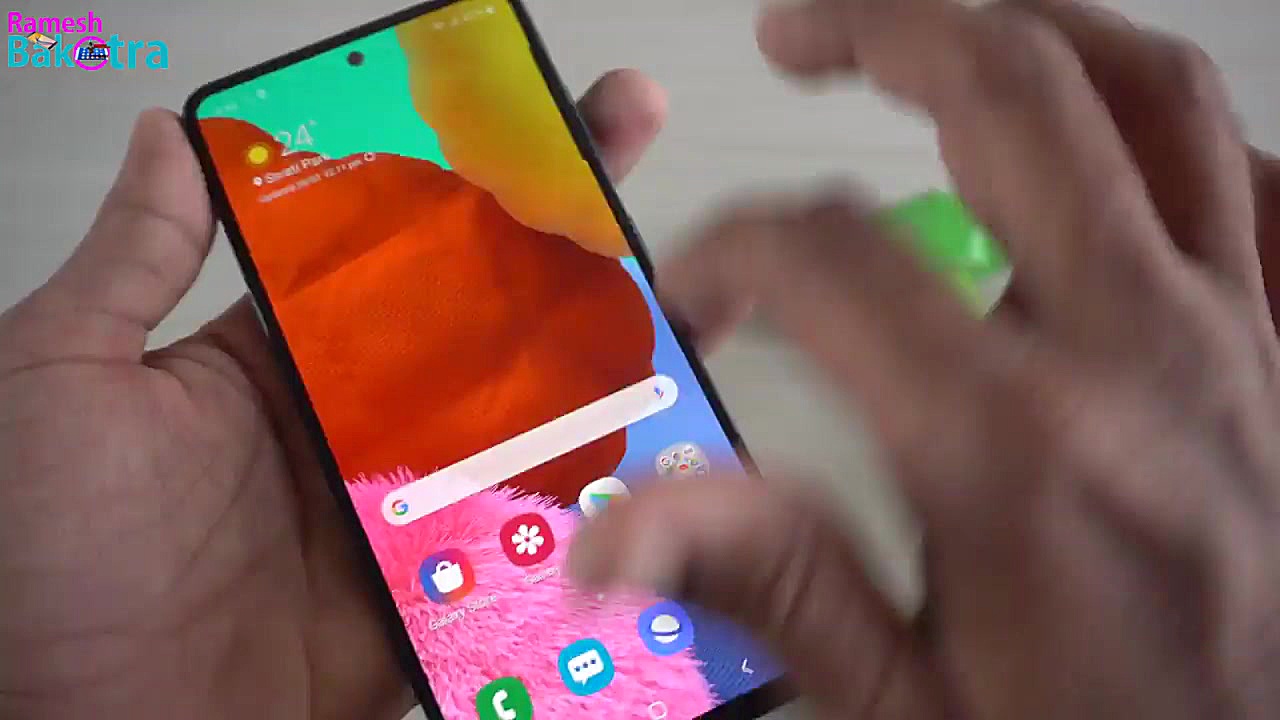 تست مقاومت گوشی گلکسی ای51  Sa...