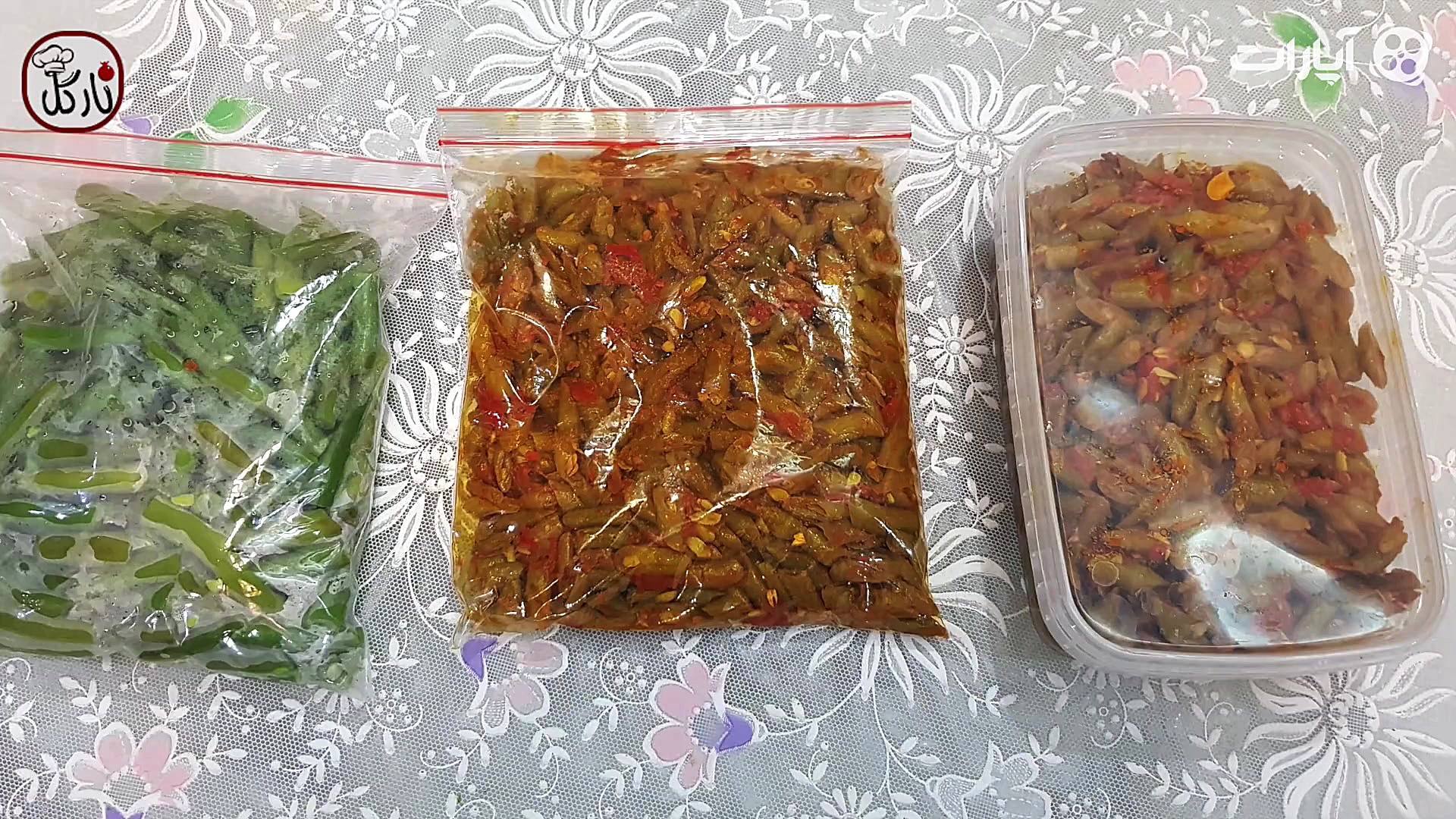 روش صحیح فریز کردن لوبیا سبز ب...