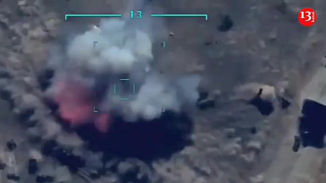 ویدئویی از حمله پهپادی آذربایج...