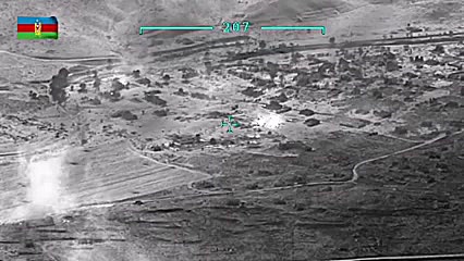 انهدام توپخانه های ارتش ارمنست...