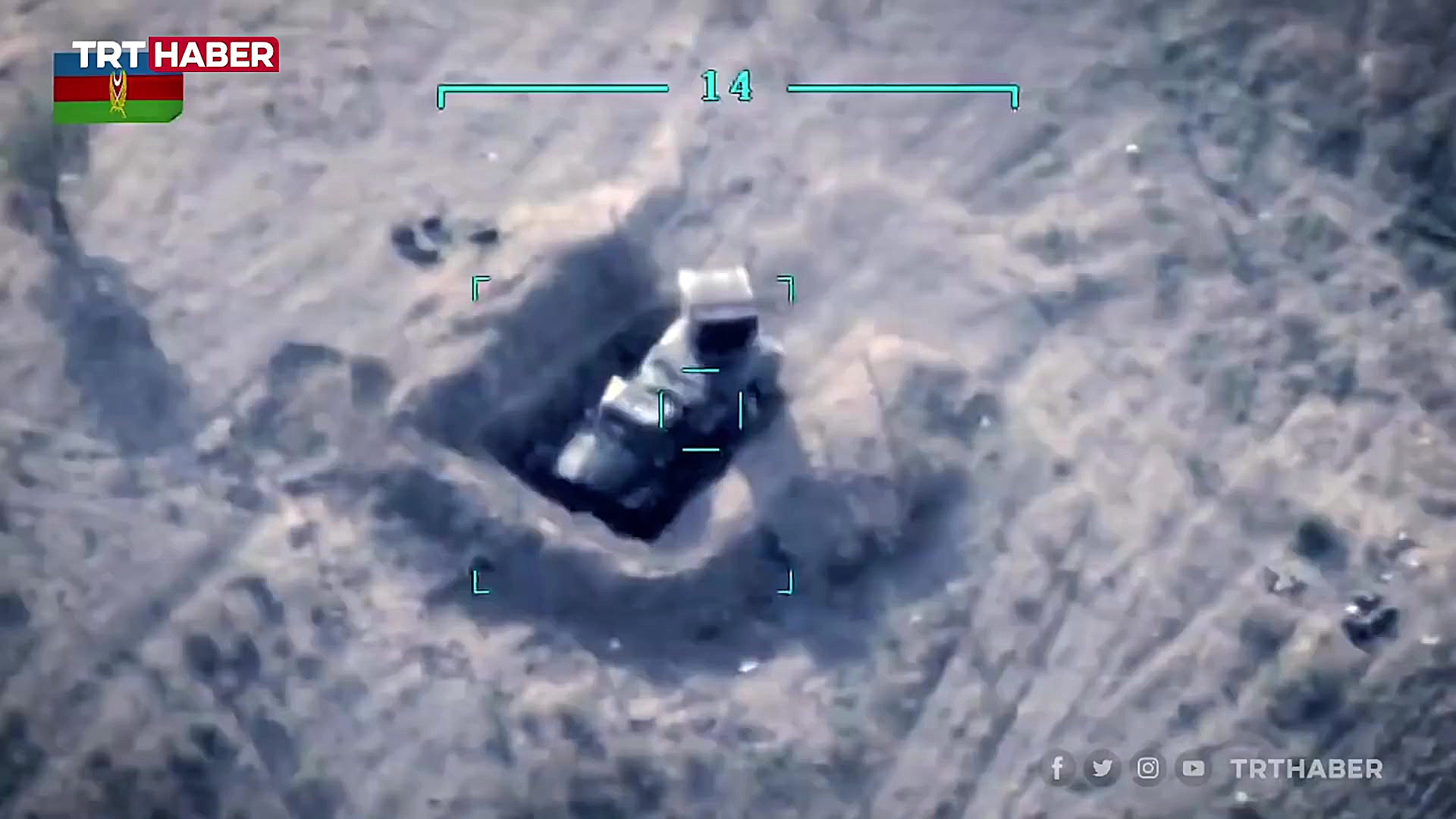 انهدام خودروهای کاتیوشا ارمنست...