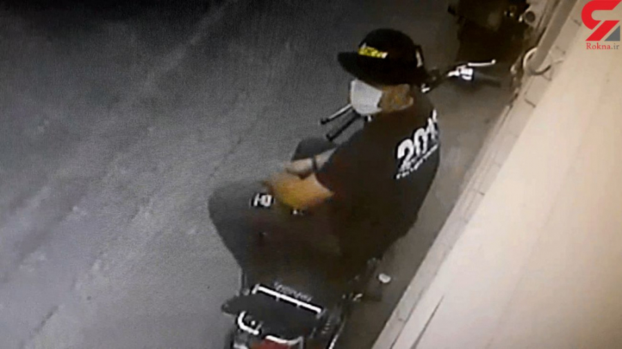 فیلم صحنه سرقت موتور در بازار...