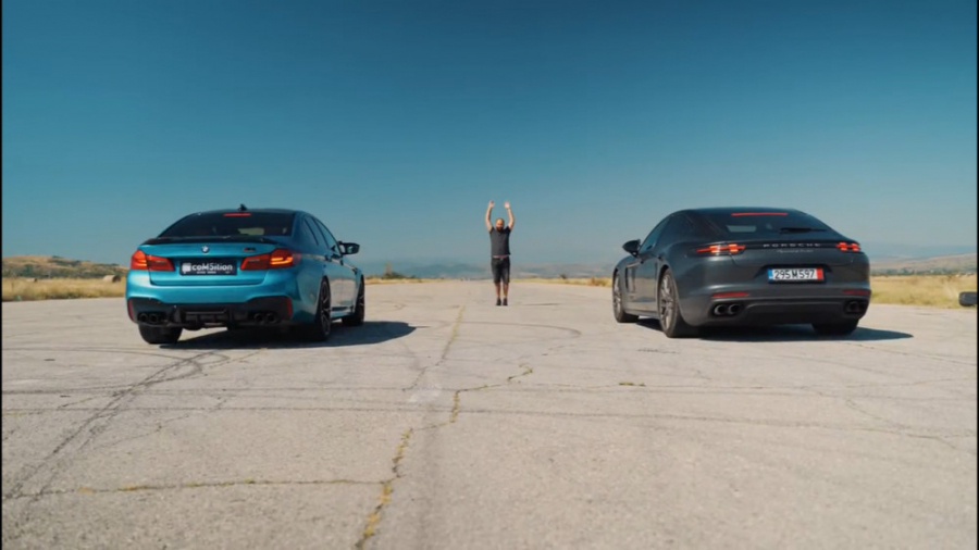 درگ ب ام و M5 کامپتیشن و پورشه...