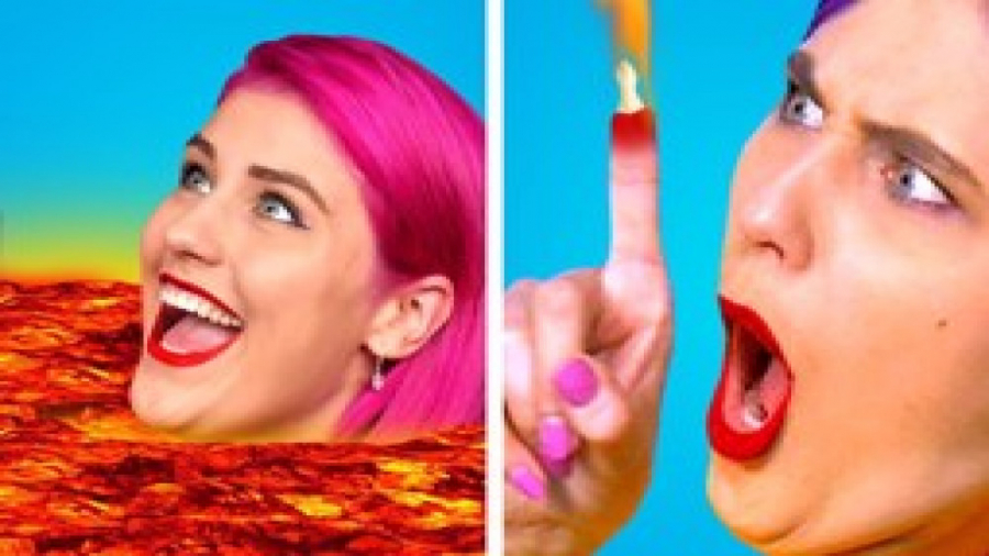 کلیپ تفریحی :: چالش خنده دار ب...