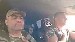 سربازان آذربایجان با شعار یا ح...