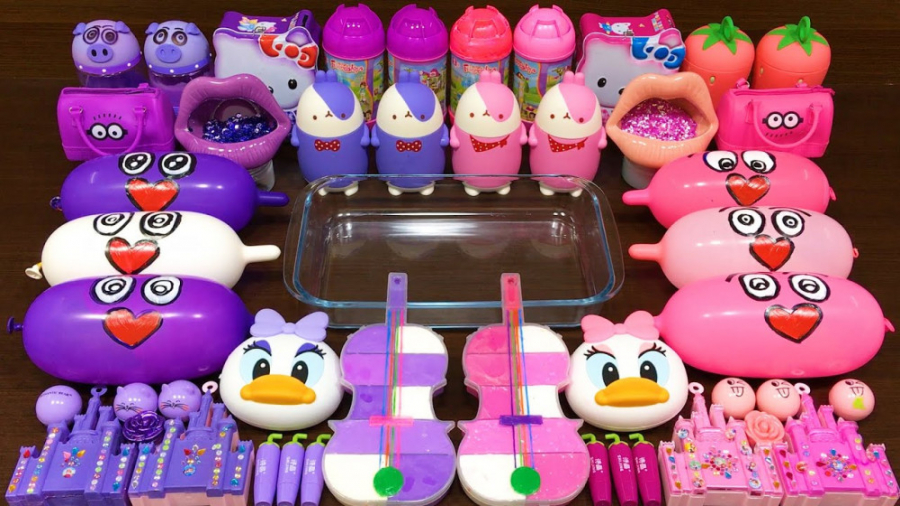 مخلوط اسلایمهای رنگی و بادکنکی...