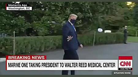 اولین تصاویر از انتقال ترامپ ب...