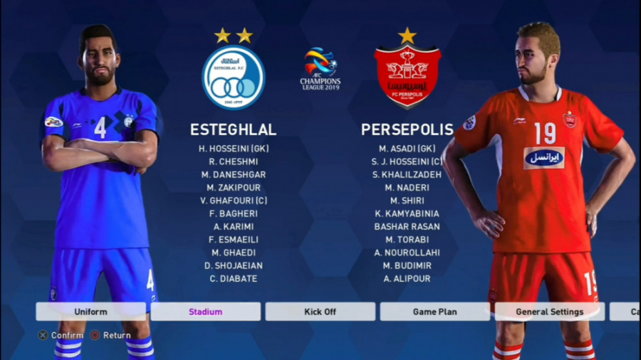 گیم پلی بازی PES 2020 استقلال...