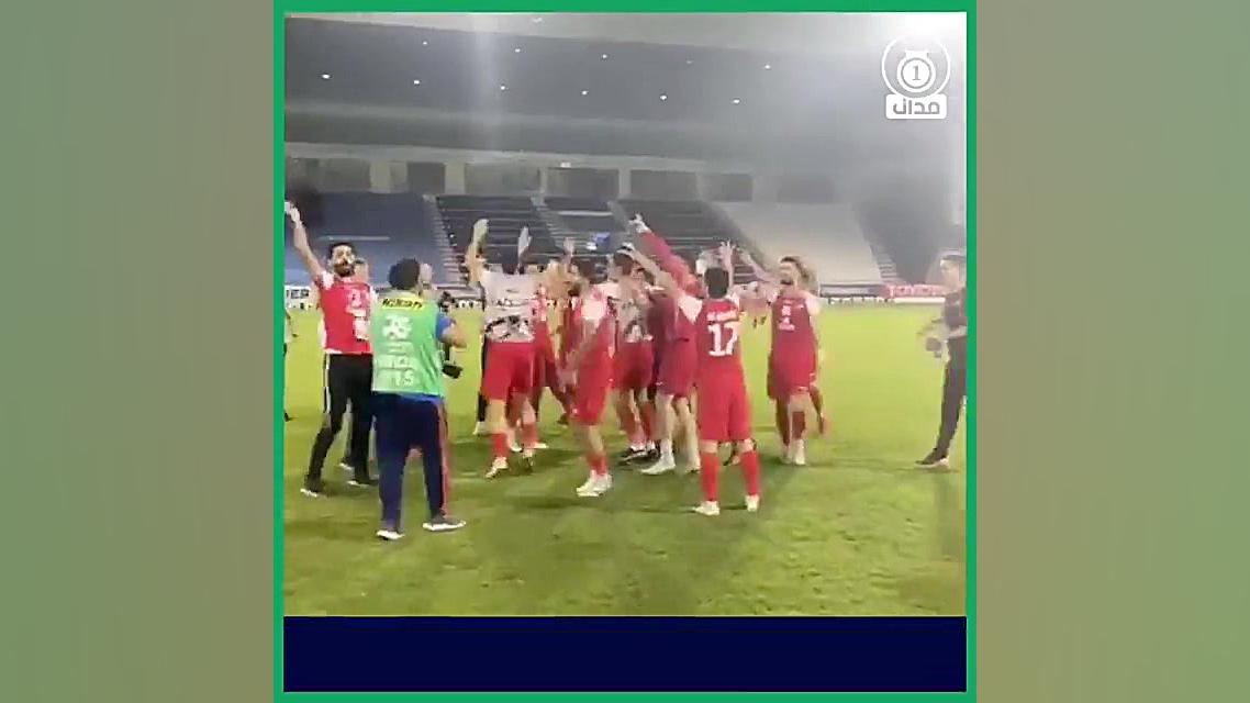 شادی بازیکن های پرسپولیس بعد ا...