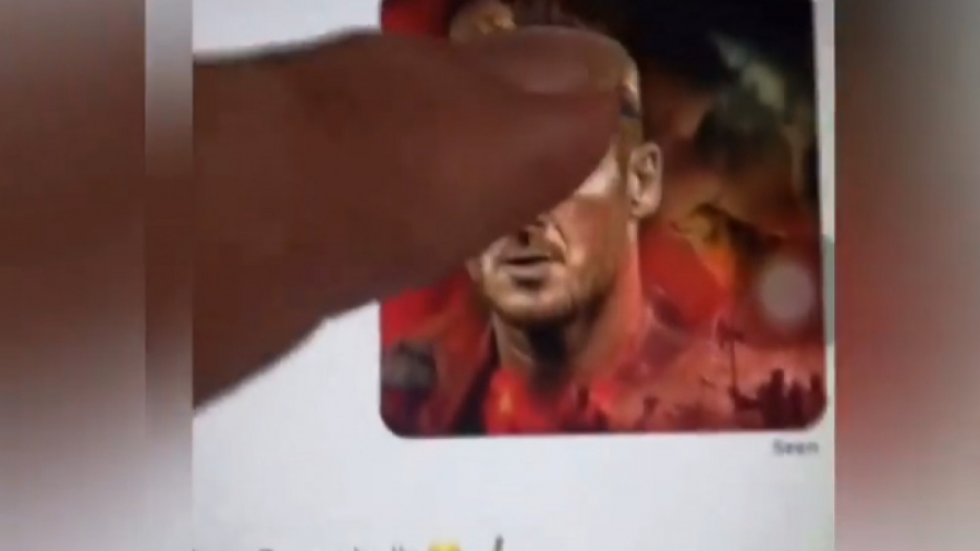 Francesco Totti thanks Ehsan S...