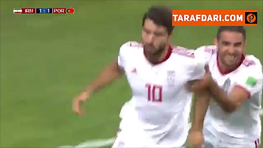 خلاصه بازی ایران و پرتغال در جام جهانی ۲۰۱۸ روسیه زمان115ثانیه