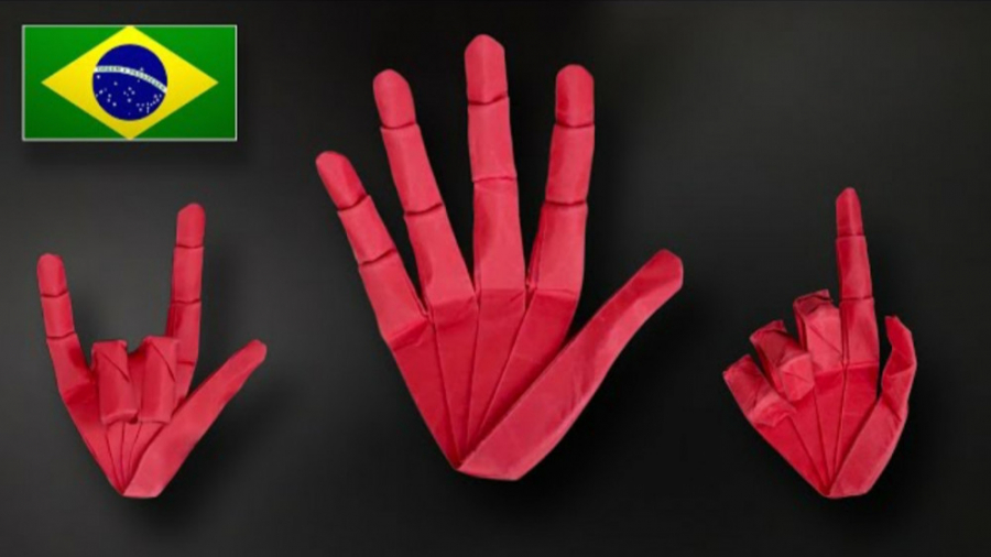 آموزش اوریگامی دست با قابلیت ح...