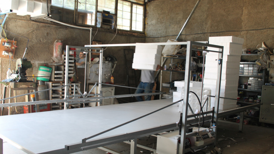 دستگاه 4 بلوکه برش یونولیت سقف...