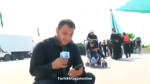 گریه خبرنگار عراقی به یاد ایرا...