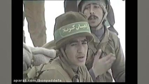 نوحه خوانی اربعین حسینی در جبه...