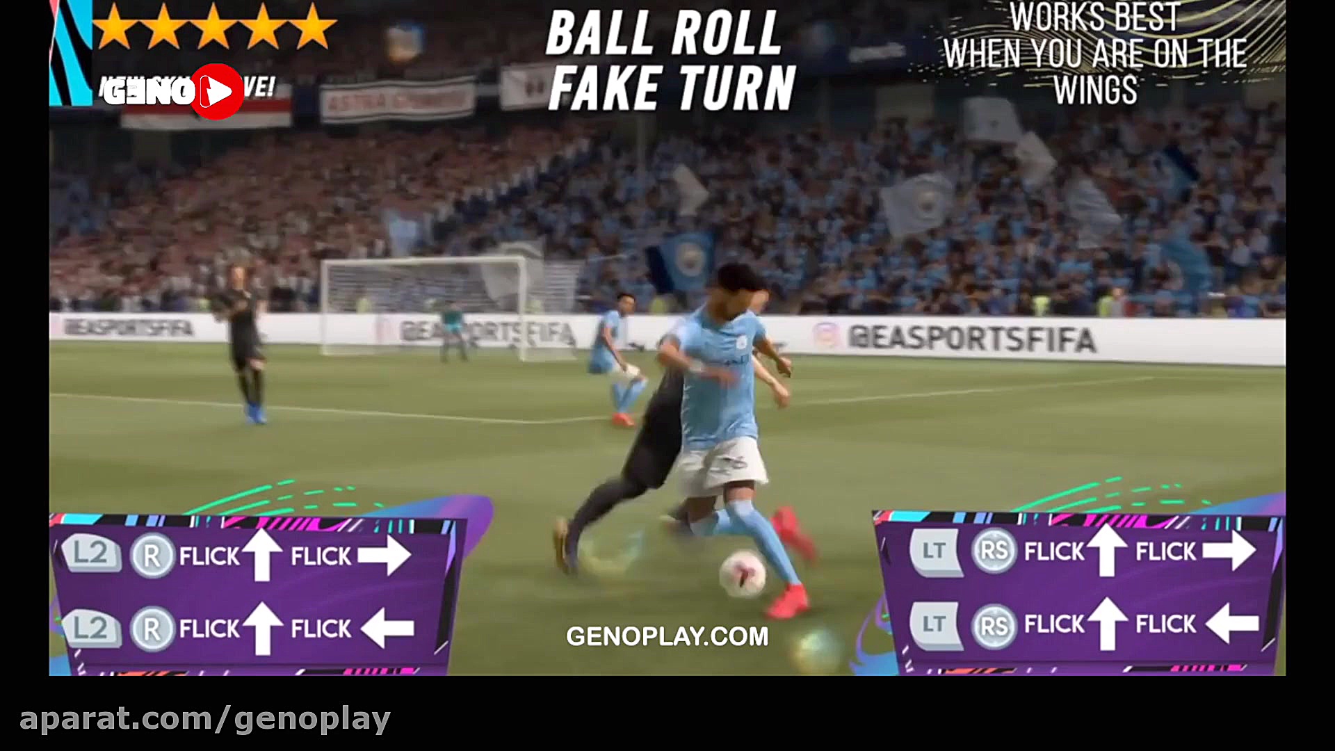 اموزش سرتوپ حرفه ای فیفا ۲۱ fi...