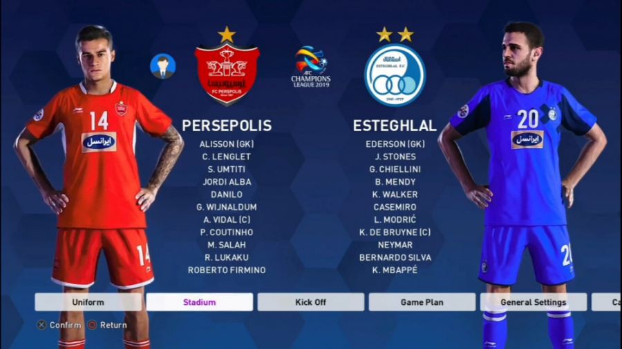 گیم پلی بازی PES 2020 پرسپولیس...