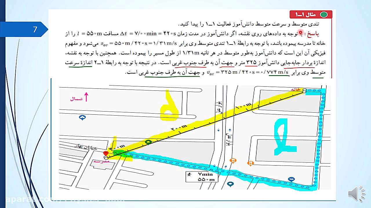 مثال و فعالیت یک فیزیک دوازدهم...