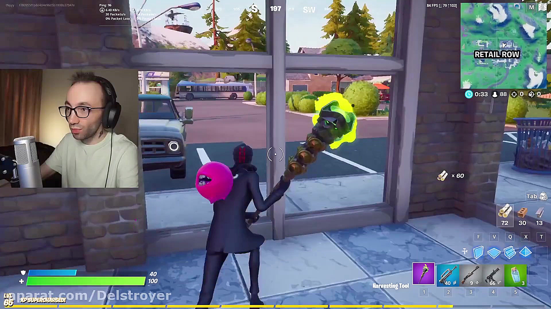 گیمپلی بازی فورتنایت با TinyOn...