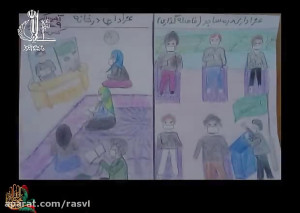 عکسها و نقاشی ارسالی فرزندان ه...