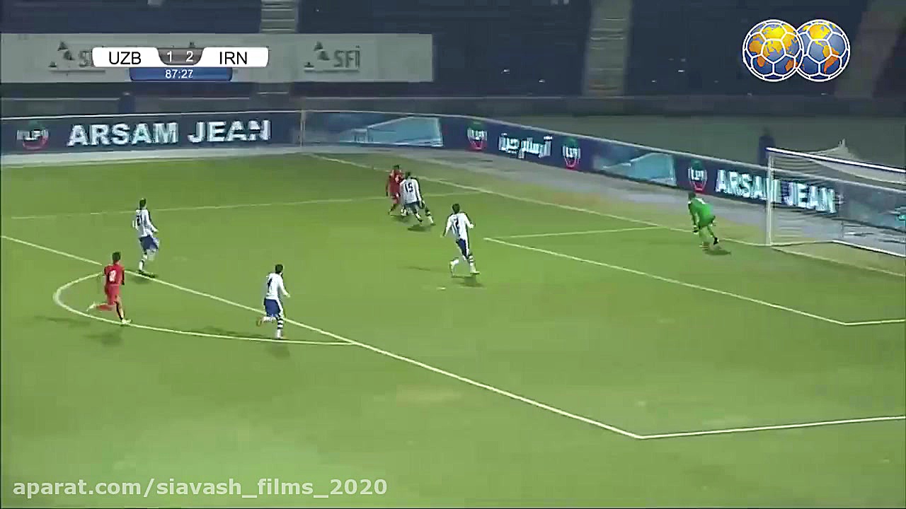 خلاصه بازی ازبکستان 1  ایران 2...