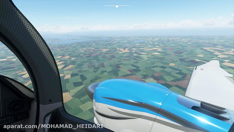 پرواز بر فراز رشت در شبیه ساز...