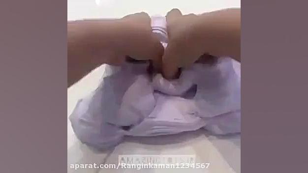 اسلایم ۳ رنگ ابی صورتی سفید کی...