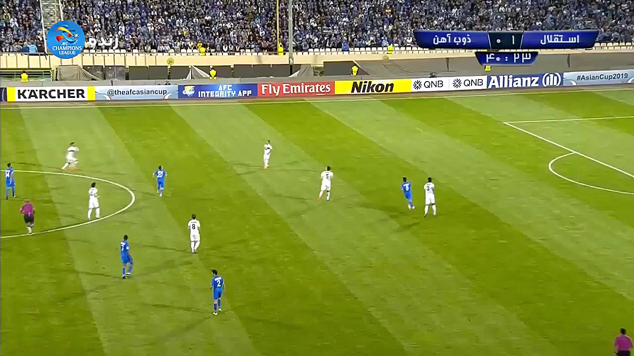 گل دوم استقلال به ذوب آهن در ل...