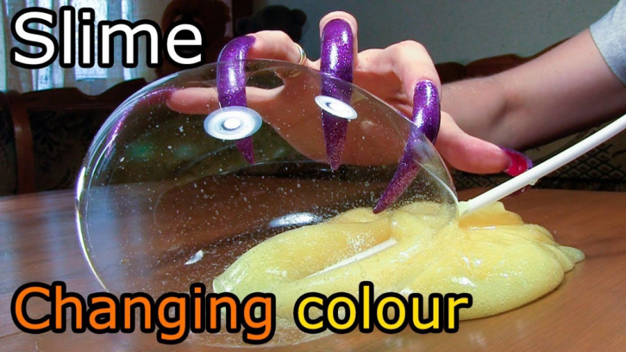 بازی با اسلایم و ساختن حباب