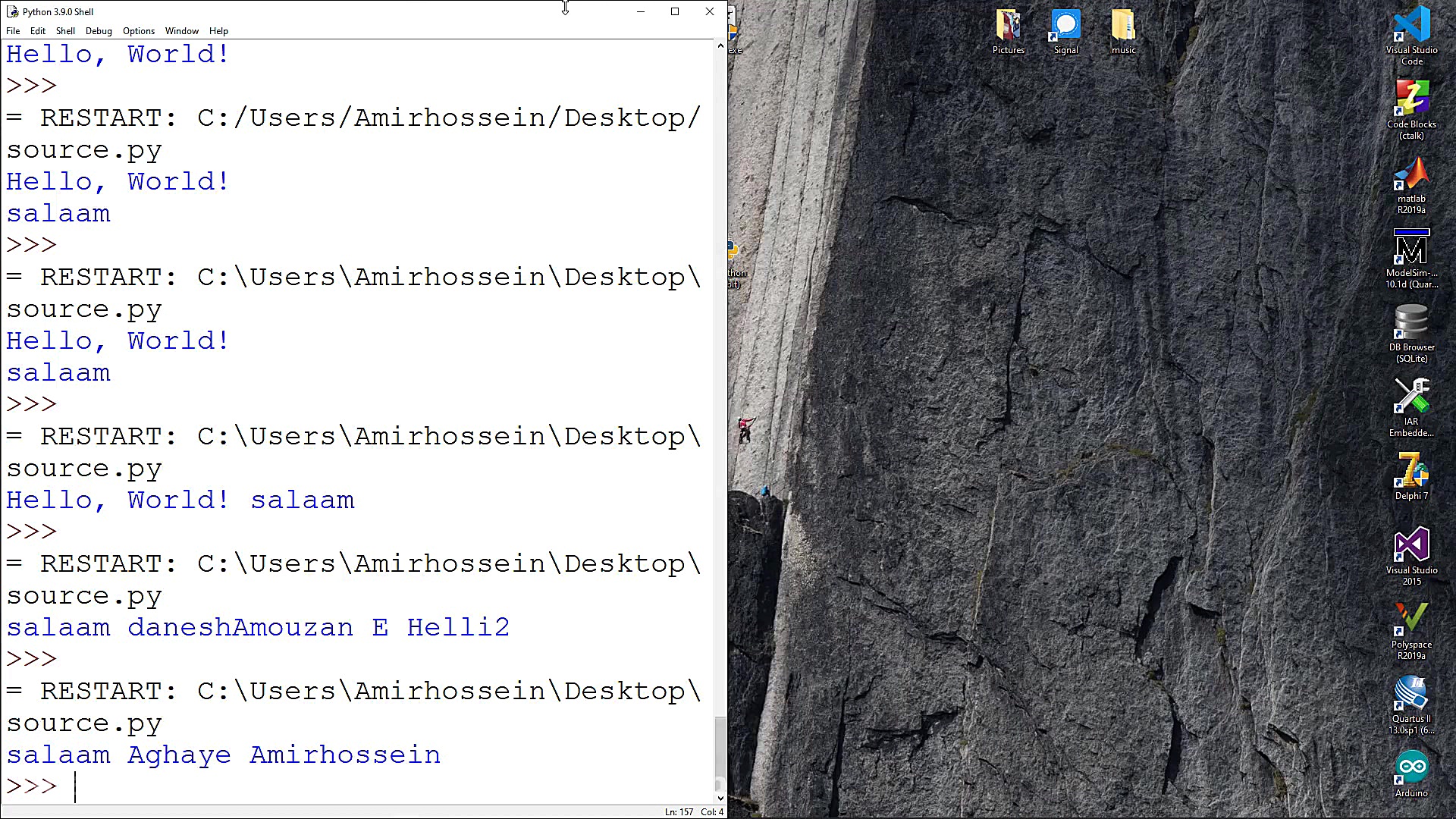 بررسی محیط idle و ایجاد یک پرو...