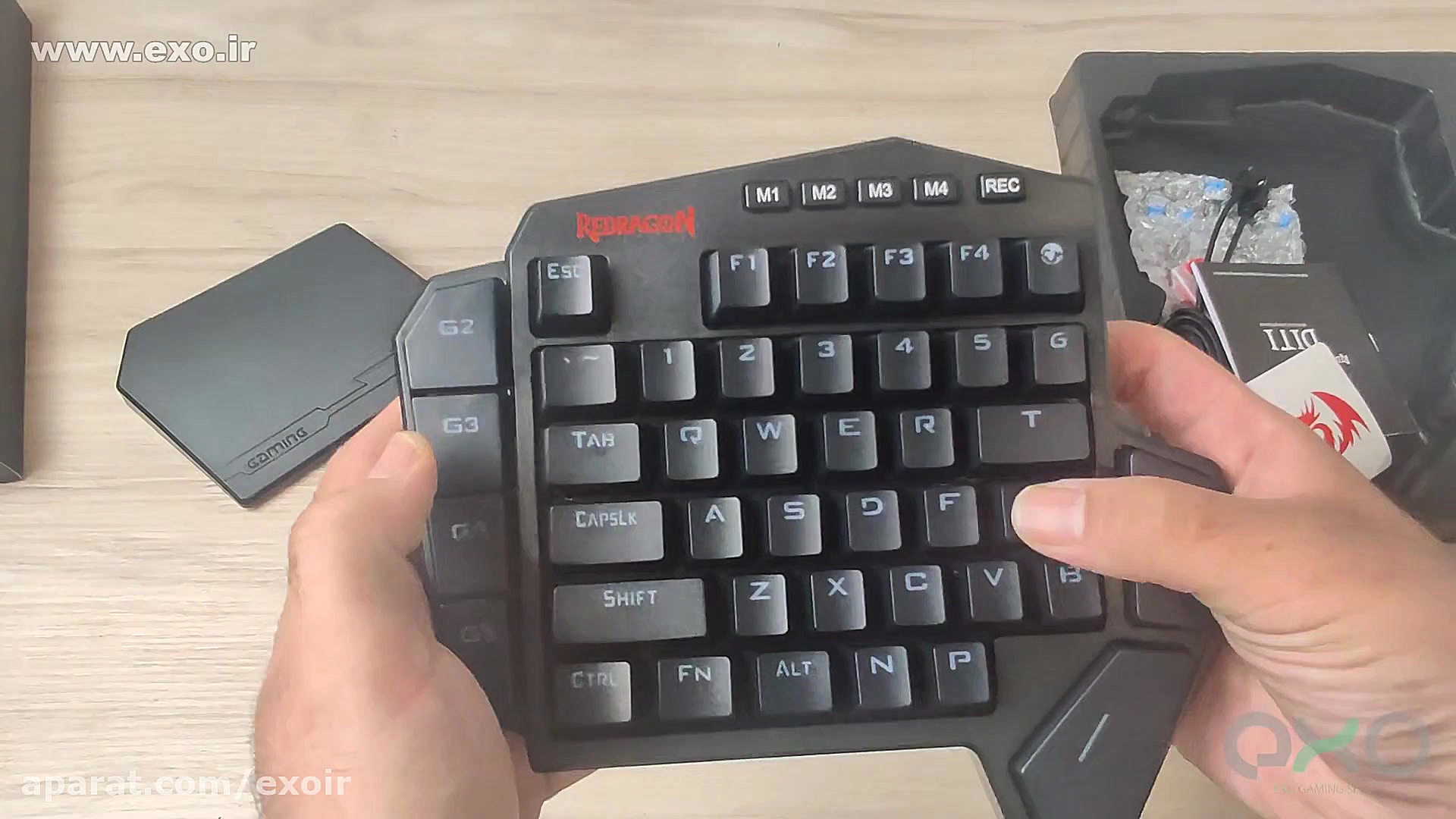 معرفی کیپد گیمینگ REDRAGON K58...