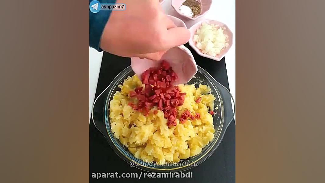 توپک سیب زمینی سوخاری