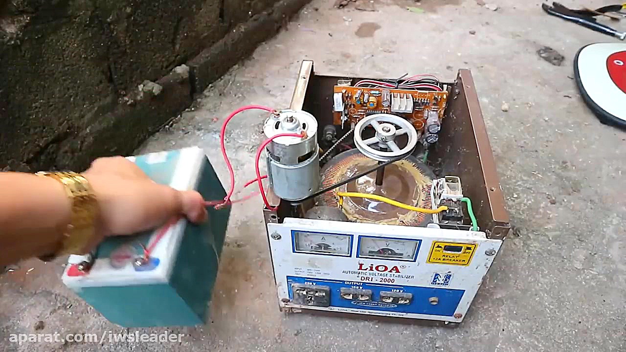 تبدیل یک ترانس برق به تولید کن...