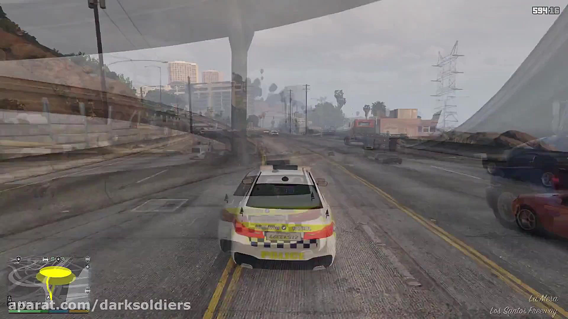 مد پلیس بازی gta v