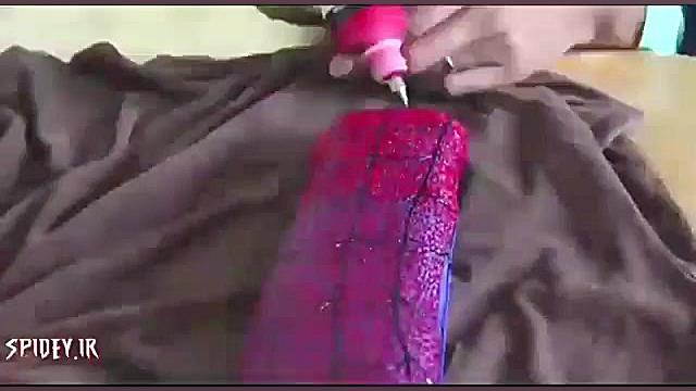 درست کردن لباس مرد عنکبوتی