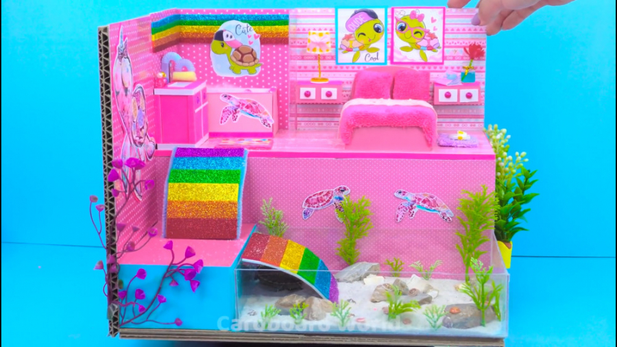 کاردستی هنری  نحوه ساخت خانه م...