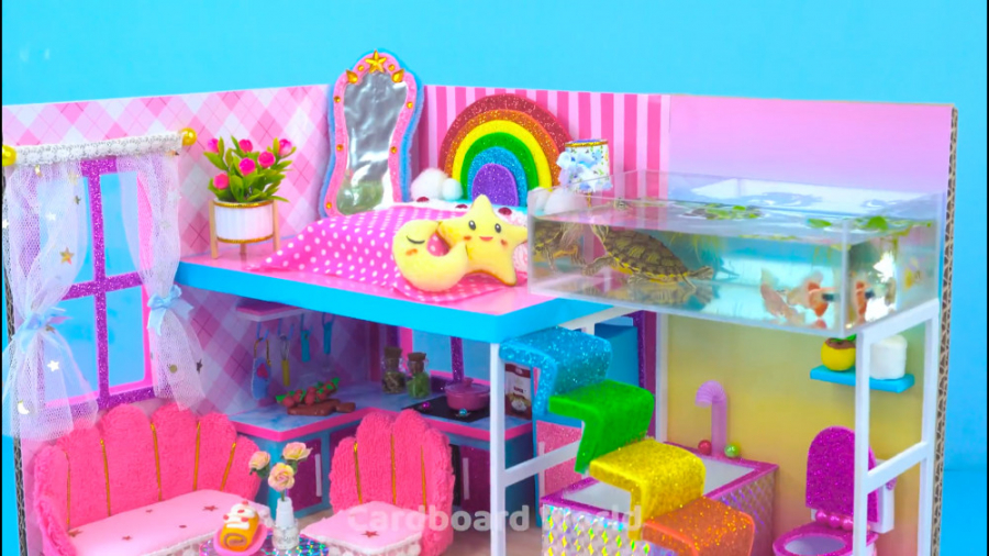 کاردستی هنری  نحوه ساخت خانه م...