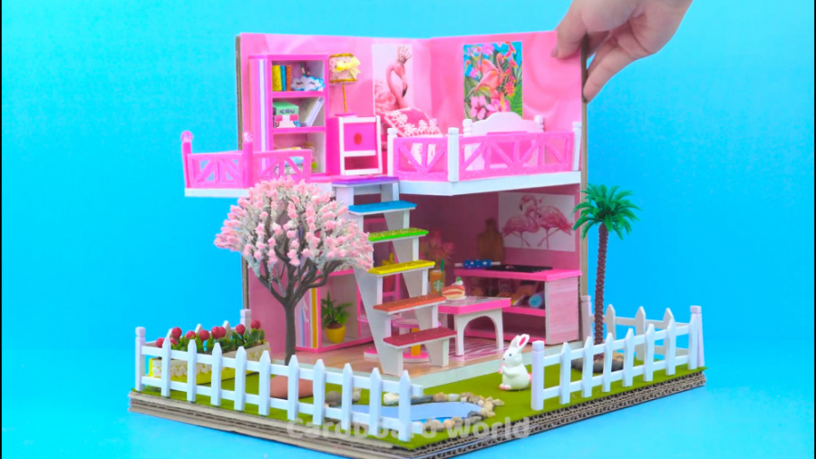 کاردستی هنری  نحوه ساخت خانه م...