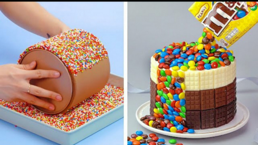 آموزش تزئین کیک های شکلاتی عال...