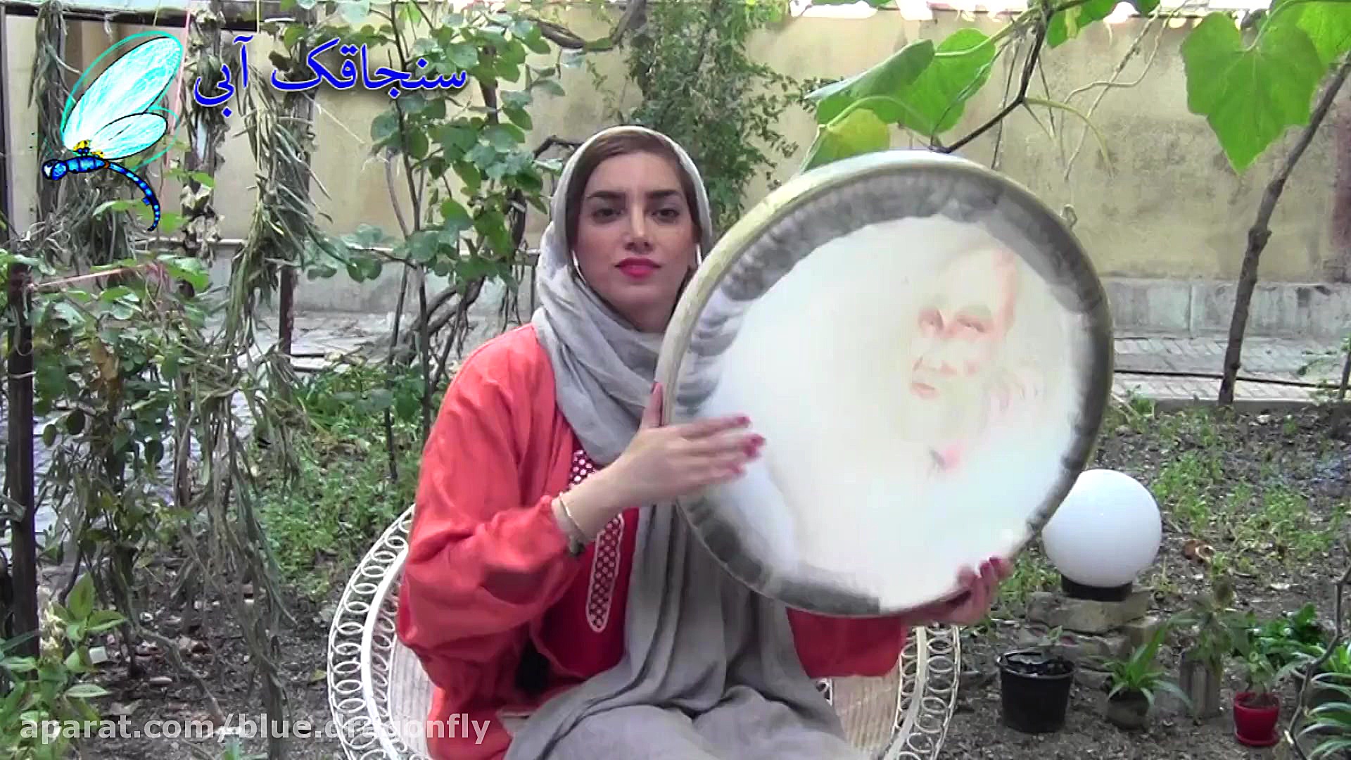 دف نوازی آهنگ زمن نگارم استاد...