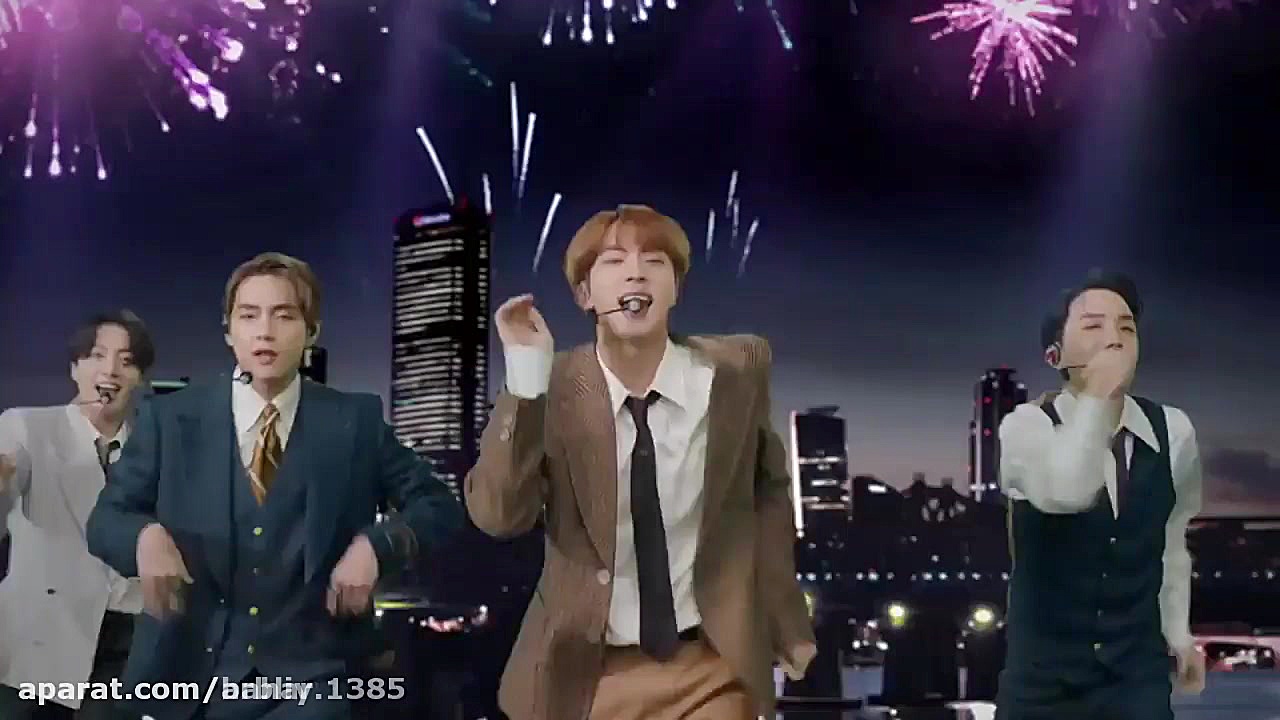 کنسرت انلاین بی تی اس dynamite...