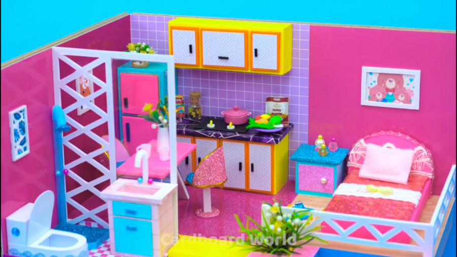 کاردستی هنری  نحوه ساخت خانه م...