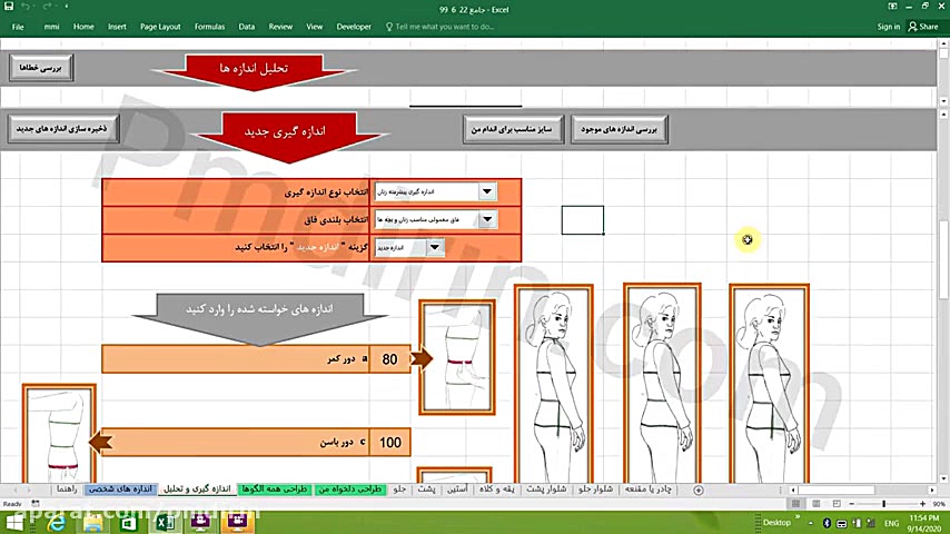 آموزش اندازه گیری پیشرفته زنان