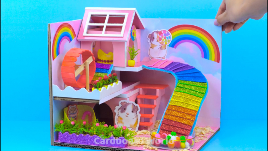 کاردستی هنری  نحوه ساخت خانه م...