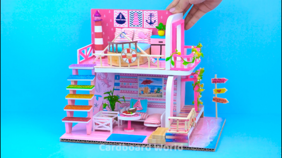 کاردستی هنری  نحوه ساخت خانه م...