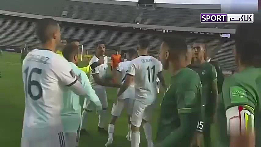 درگیری لفظی مسی با مربی بدنساز...