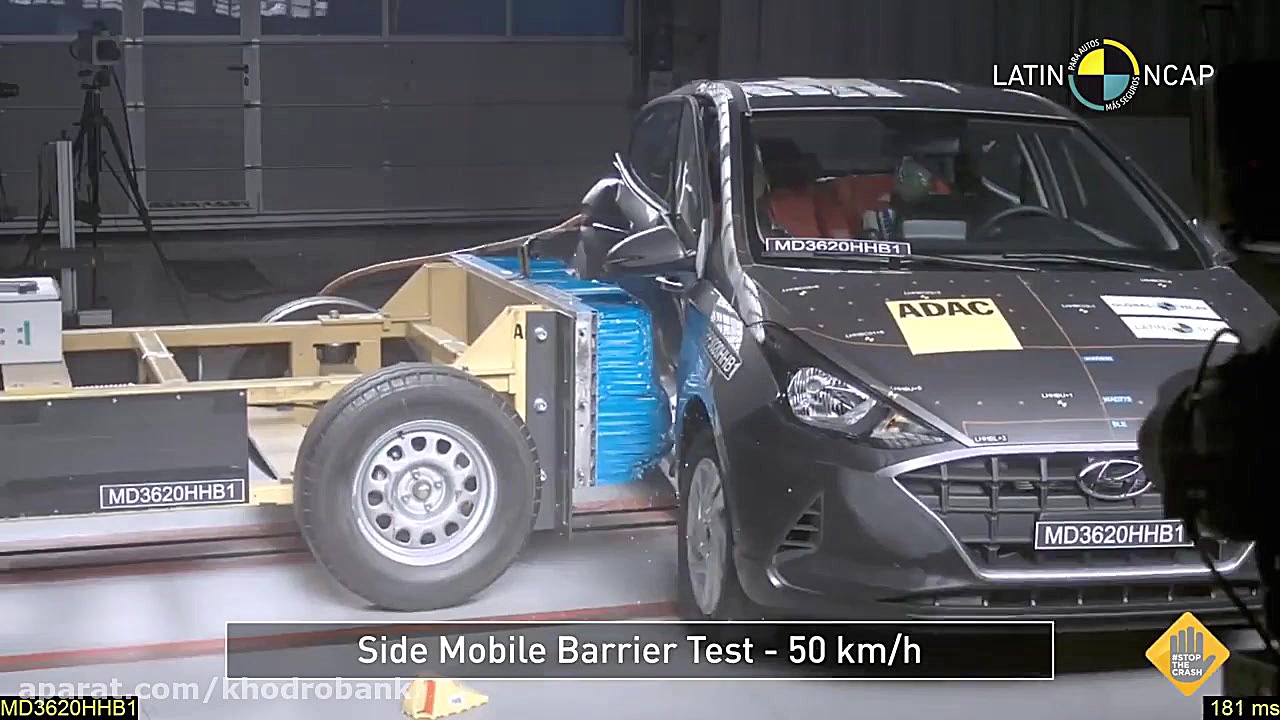 تست تصادف هیوندای HB20