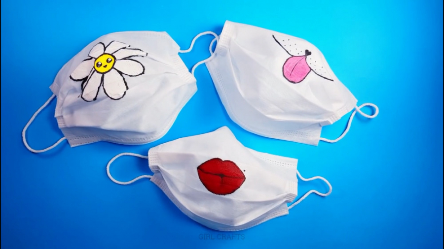 ساخت 12 مدل ماسک صورت طرح دار...